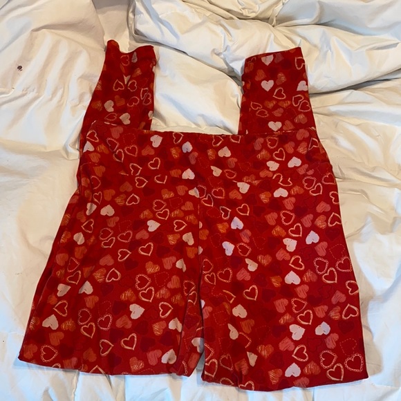 Lularoe tall and Curvy heart leggings - Picture 1 of 4